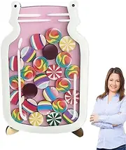 Candy Jar Rewards,Classroom Reward Jars, Incentive Jar with Behavior Chart with 30 Candy Coins, Candy Classroom Management Jar, Reward Jar