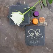 Love Birds Slate Coasters