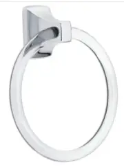 Chrome Lucite MOEN Donner Contemporary Collection Hand Towel Ring P5500 Lot of 3