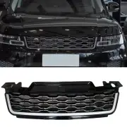 Front Bumper Grille Mesh Grill For Land Rover Range Rover Sport 18-22 Black Gary (for: Land Rover)