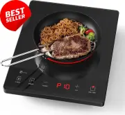 3500W Ultra-Thin Ceramic Cooktop 10 Levels Portable Hot Plate 220V Timer