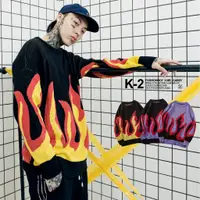 在飛比找蝦皮商城優惠-【K-2】flameSweater 火焰 毛衣 針織 烈火戰