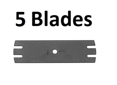 (5) Oregon 40-316 Edger Blade for 781-0080-0637 MTD 9" L 5/8" Center Hole
