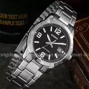 Casio Analog Metal Band casual Men's Watch Original Silver New MTP-V004D-1B2
