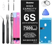 Battery for iPhone 6S, 7500mAh High Capacity Replacement Battery for iPhone 6S A1633 A1688 A1700 with Repair Tool Kit