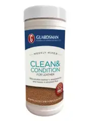 Guardsman Leather Clean & Condition Weekly Wipes