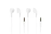 2PK iLuv White Bubble Gum 2 Earphones Headphones In-Ear for iPhone Android iPod