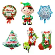 ChristmasTree Cartoon Balloons Aluminum Foil Air Balloons Christmas Decorations