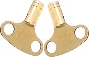 Luxshiny 2Pcs Copper Radiator Key for Bleeding Heater Durable Valve Key Tool for Rv Radiator Components Enhanced Heat Dissipation Wide Compatibility for Optimal Performance