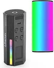 xinyee i-Light Mini Magnetic RGB Tube Light LED Video Light 2500K-9000K Dimmable 20 Lighting Effects CRI95+ Built-in Battery with LCD Screen for Vlog Live Streaming Video Recording Product Photography