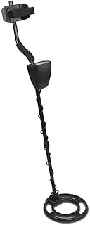 Weisshorn Metal Detector, 220mm Deep Searching Sensitive Pinpointer Finder Bounty Hunter Portable Tracker Gold Detectors Handheld Outdoor Beach Camping Detecting Equipment, with Headphone LCD Black
