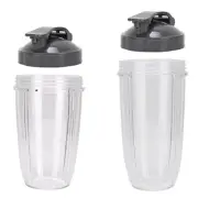 Replacement Large Nutri Bullet Cups Blender Cups Sip Seal Lids Mug Flip Top ▫▫