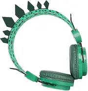 DOITOOL Headphones Unicorn Gaming Headset Headset Cartoon Headphone Kid Safe Headphone Volume Limited Adjustable Headset Halloween Headpiece Dinosaur Headset Boys Headset Abs Green