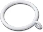 Wenkoni Metal Curtain Rings,Eyelet Rings 1.77-Inch(45mm) Inner Diameter,Set of 20.(Color:White)