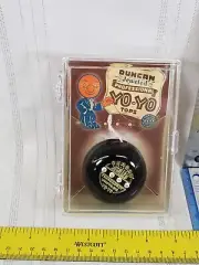 DUNCAN TOY'S Authentic Wooden SUPER TOURNAMENT YO-YO Replica Jeweled Black