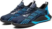 [Asifn] Work Steel Toe Shoes for Men Women Lightweight Composite Toe Safety Shoes Restaurant Oil Resistant