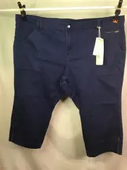 AUTOGRAPH BLUE INDIGO “ZIP CARGO POCKETS” STRETCH CROP PANT SIZE 26 NEW