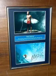 Mick Fanning ASP World Champion 2007 2009 2013 Surfing Signed Framed Gift