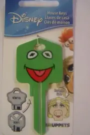 Kermit the Frog & Miss Piggy Kwikset KW1/KW10 house key blank