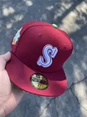 New Era Seattle Mariners Side Patch Sriracha Exclusive Fitted Not Hat Club 7 1/2
