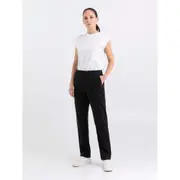 Replay Womens Sweat Pants Comfort Fit Gabardine Black