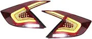 Compatible For Honda Civic 10th Gen 2016-2021 Styling LED Car Rear Lamps DRL Start UP Animation Assembly(DN0SD211-2)