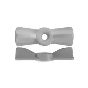 Rolltrak Clear Flyscreen Butterfly Clip - 8 Pack
