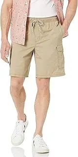 [Amazon Essentials] Men's 9" Elastic Waist Cargo Short
