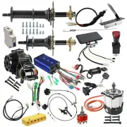 760mm Rear Axle 72V 1500W Differential Motor Assembly ATV Quad Mini Bike Go Kart