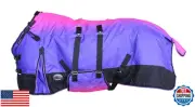 CHALLENGER 60" 1200D Turnout Waterproof Rain Horse Sheet Light Winter Blanket