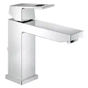 Grohe 23 670 Eurocube 1.2 GPM 1 Hole Bathroom Faucet - Chrome