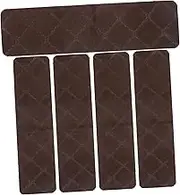 LALAFINA 5pcs Self Adhesive Stair Treads for Steps Non Slip Carpet Runner Mats Stylish Indoor Staircase Protectors Enhanced Grip Easy Installation Coverage for