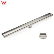 100-900mm 304 Stainless Steel Tile insert Linear Shower Grate Floor Waste Drain