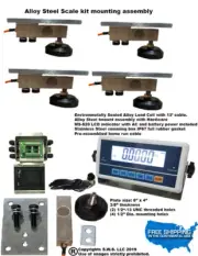 Livestock Scale Kit for Hogs Goats Sheep Alpacas Pigs EASY scale kit