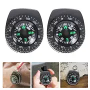 2 PCS Watch Strap Compass Map Cases Waterproof Hiking Detachable Portable