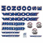 Mongoose - 1998 Hooligan for Black frame - Decal set - old school bmx