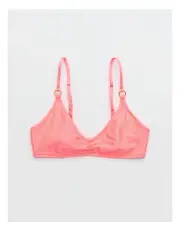 [Aerie] Beach Shine Rib Voop Bikini Top in Tropadelic