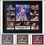 Charlotte Flair Signed Framed Limited Edition Memorabilia V2 Multiple Variations