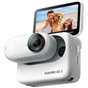 Insta360 Go3 128GB Camera, WiFi Mini Action Waterproof, Sport Video Camera,White