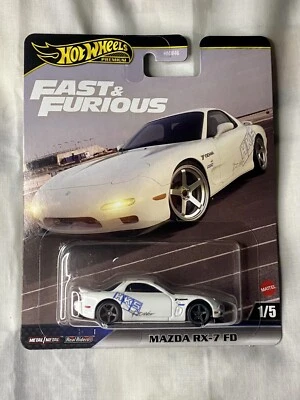 Hot Wheels 2025 Premium Fast And Furious Mazda RX-7 FD 1/5