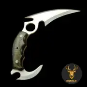 KARAMBIT KNIFE | Full Tang Custom Handmade D2 Steel Camping Knife Survival Knife