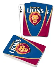 AFL Brisbane Lions Aussie Rules Deck Playing Cards Poker Cards