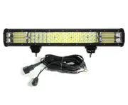 Elinz 20" LED Work Driving Light Bar FLOOD SPOT COMBO Offroad 4WD 3 Rows