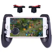 4 In 1 Phone Gaming Trigger Controller Joystick Fire Button Gamepad Kit For Pubg Black Controllers & Attachments