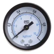 Utility Pressure Gauge 0-1.0 0-10kgf cm² Low Pressure Gauge 1/8" Thread