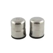 6x Salt & Pepper Shaker Set 50mm Mini Jumbo Style Stainless Steel