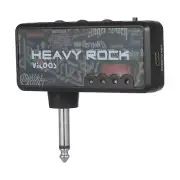Mini Amplifier Electric Guitar Plug Headphone Amp Amplifier Rechargeable Q7P6