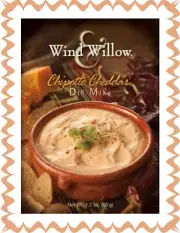 WIND & WILLOW 1 Pk Chipotle Cheddar Dip Mix~For Chips, Veggies, Crackers, Topper