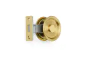 Lane Cavity Slider Privacy Set- Brushed Brass