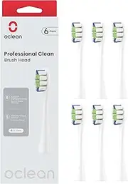 Oclean Toothbrush Standard Clean Brush Head Replacements, Compatible with All Oclean Electric Handles, FDA Approved